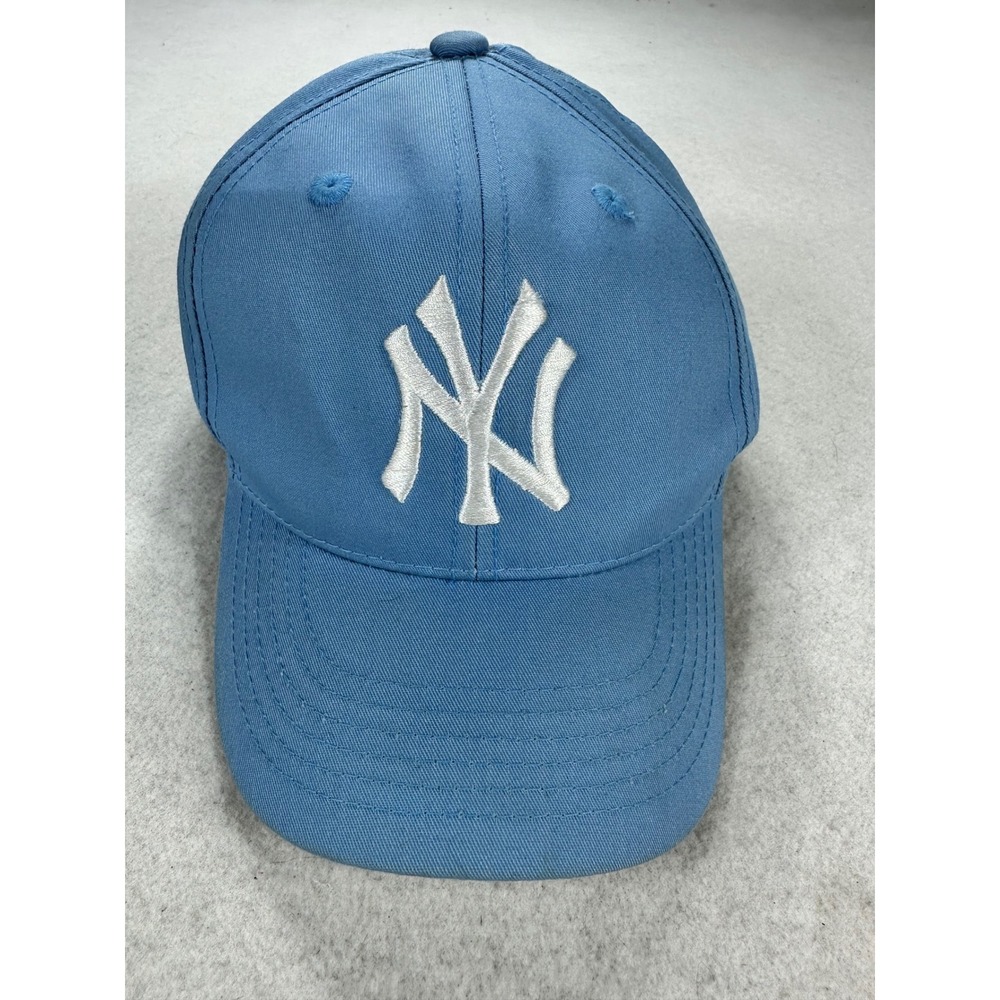 Twins Enterprise New York Yankees Kids Hat Light Blue Adjustable Baseball Cap